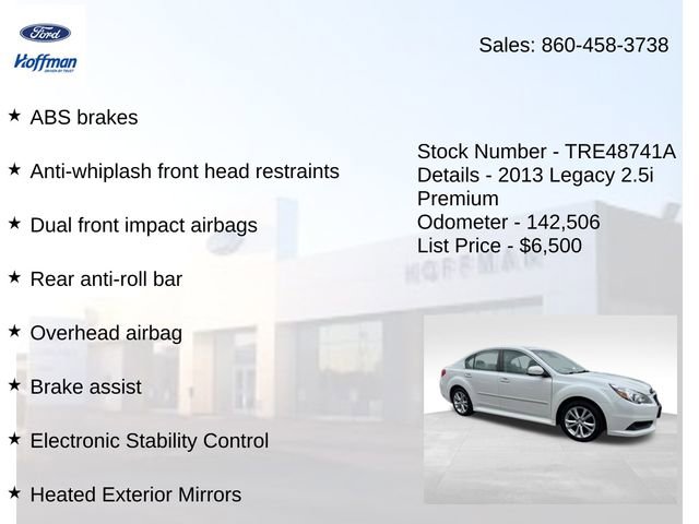 Used 2013 Subaru Legacy 2.5i Premium image 20