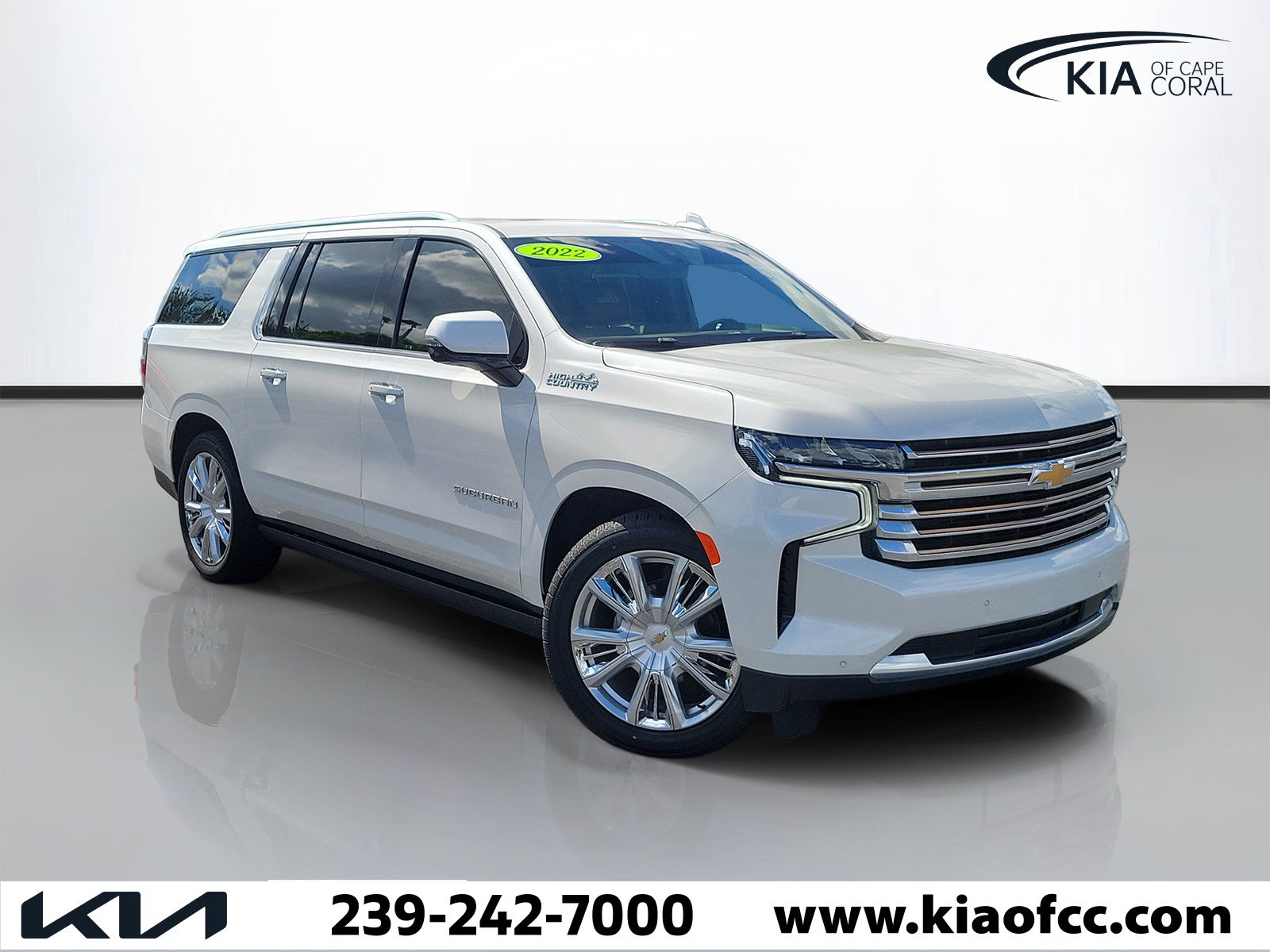 Used 2022 Chevrolet Suburban High Country RWD image 1