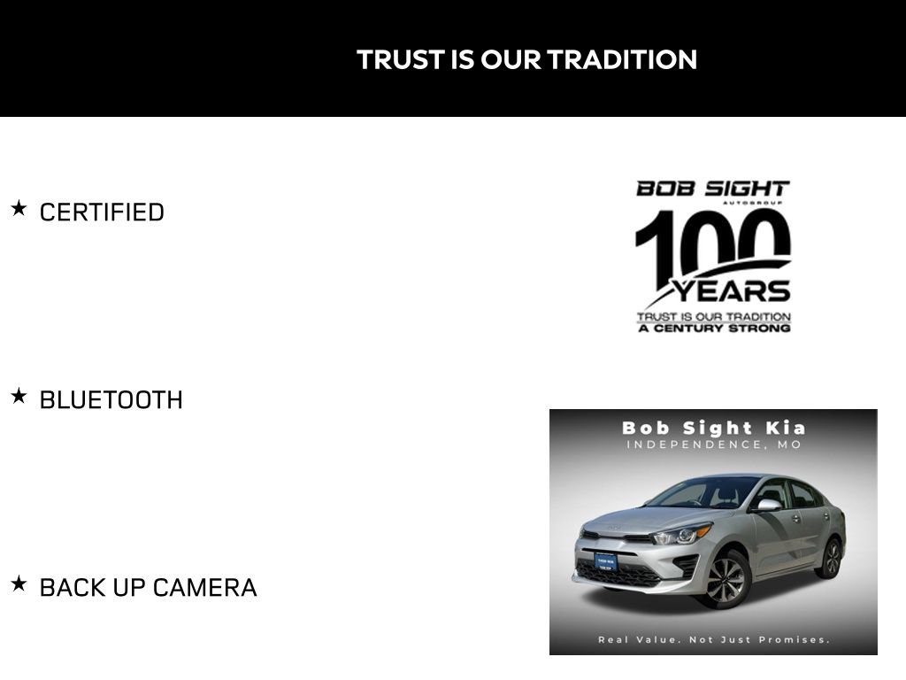 Certified 2022 Kia Rio S w/ Technology Package FWD image 2