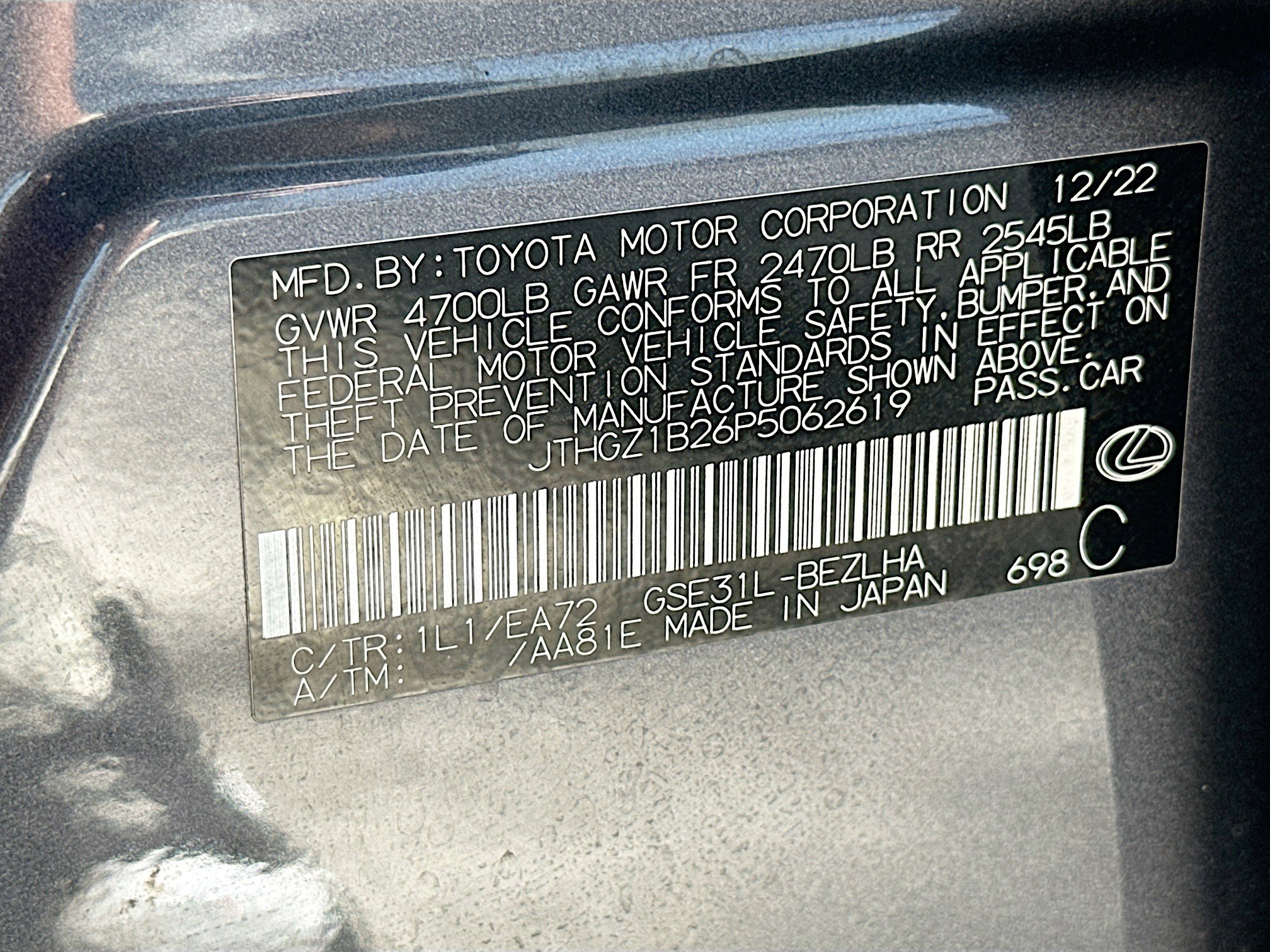 Used 2023 Lexus IS 350 F Sport w/ Handling Package image 35