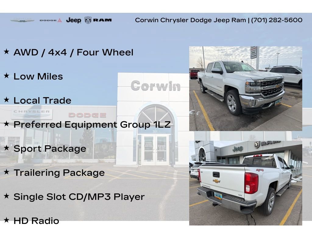 Used 2018 Chevrolet Silverado 1500 LTZ w/ Sport Package image 8