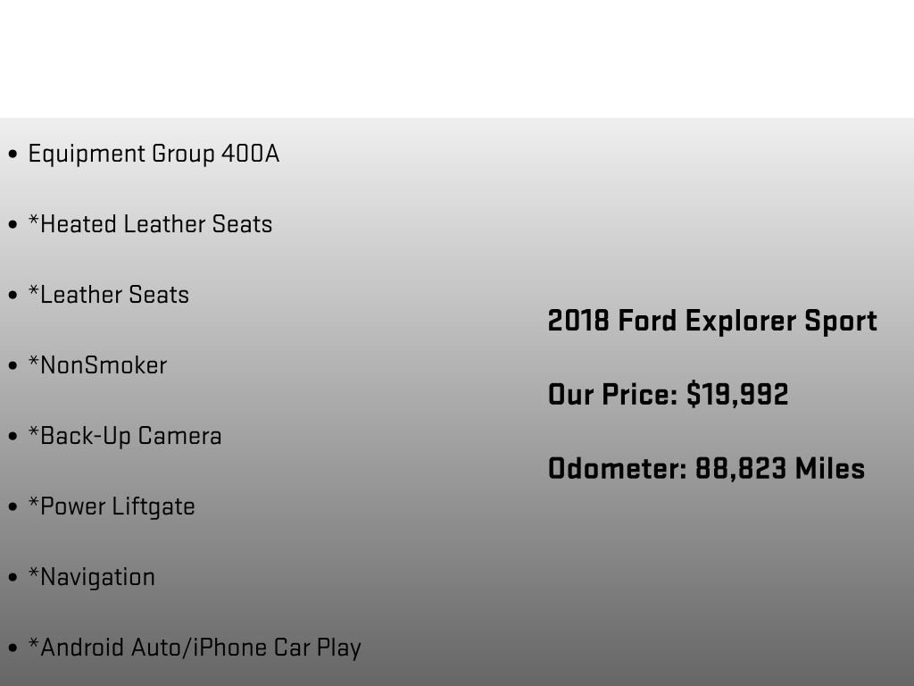 Used 2018 Ford Explorer Sport AWD/4WD image 6