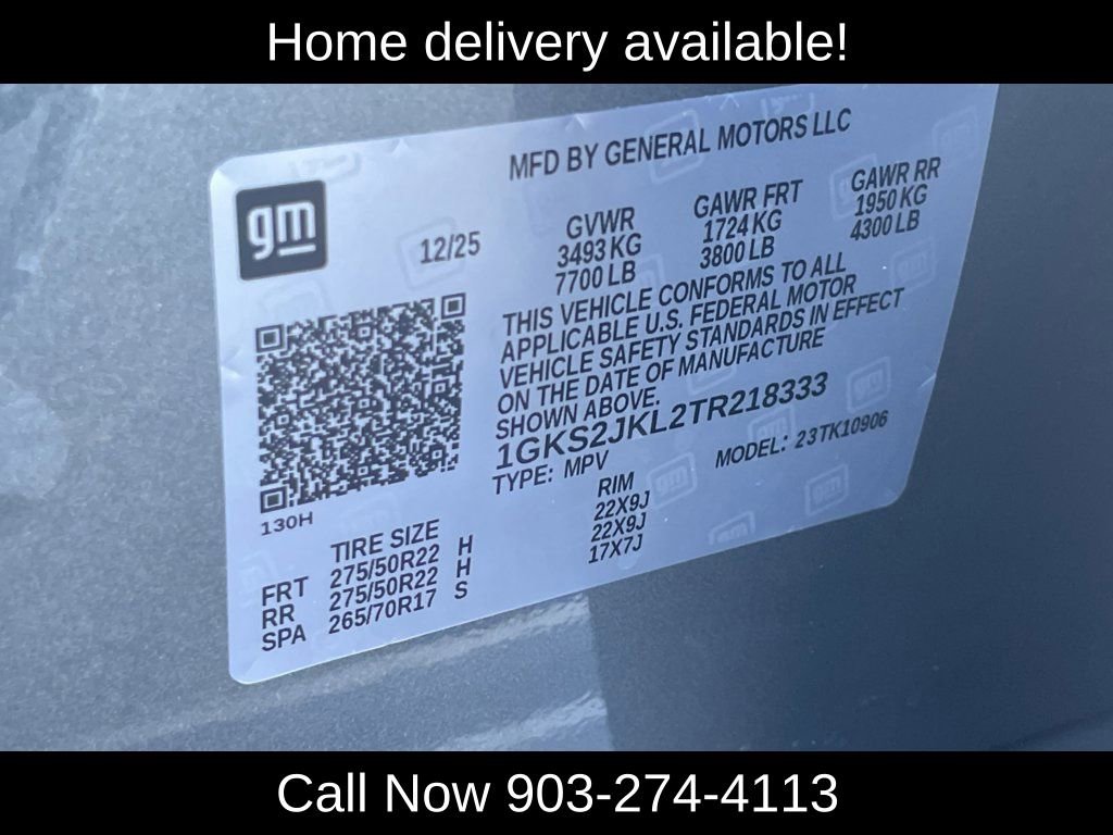 New 2026 GMC Yukon XL Denali w/ Sun & Power Step Package image 17