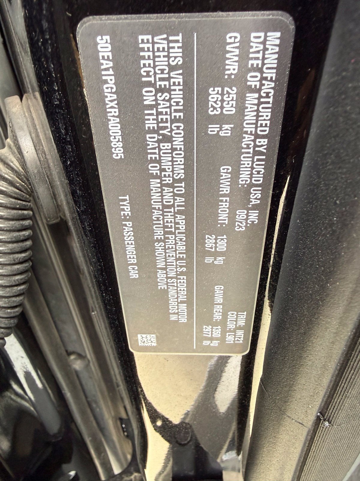 Used 2024 Lucid Air Pure RWD image 10