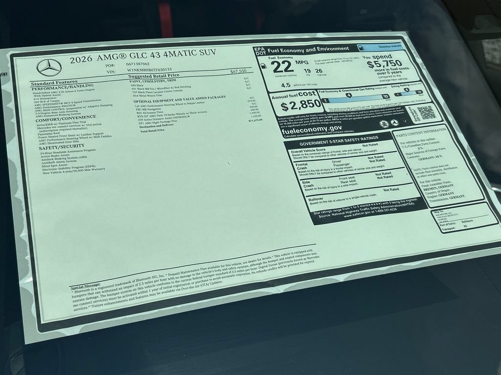 New 2026 Mercedes-Benz GLC 43 AMG 4MATIC image 38