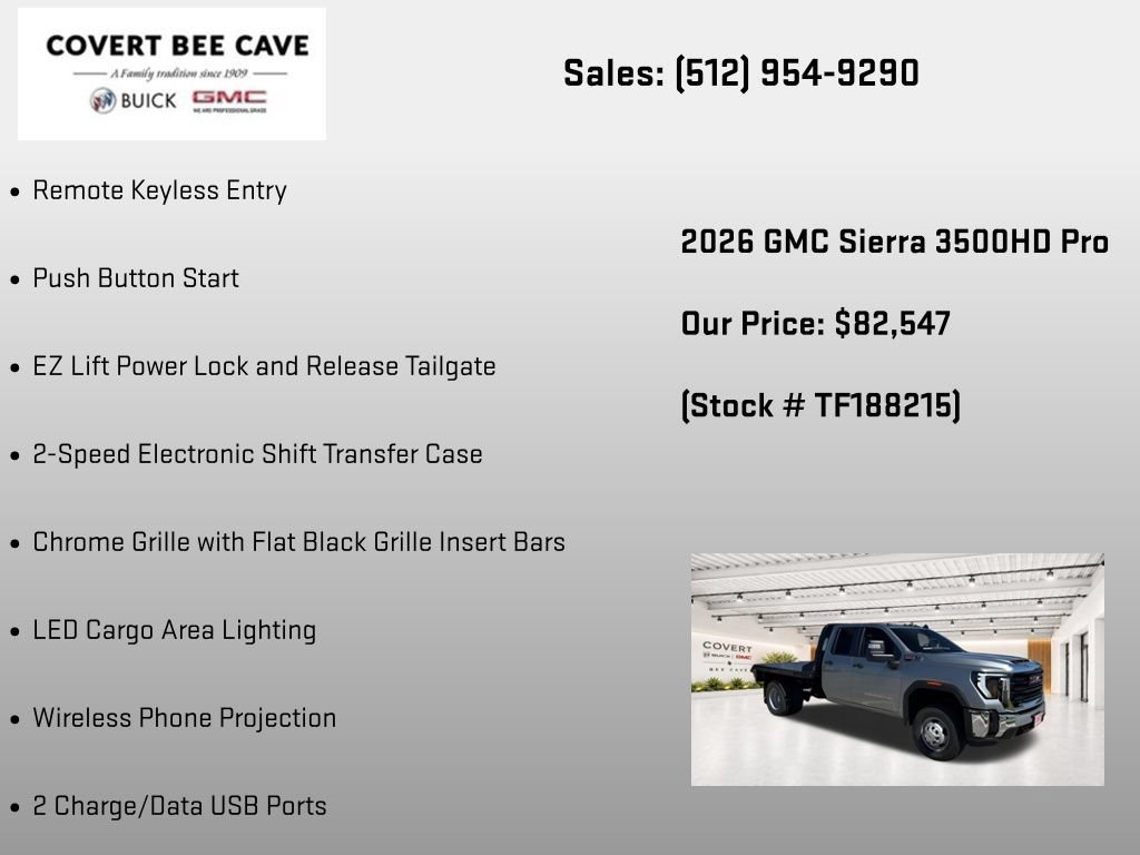 New 2026 GMC Sierra 3500 Pro w/ Convenience Package AWD/4WD image 19