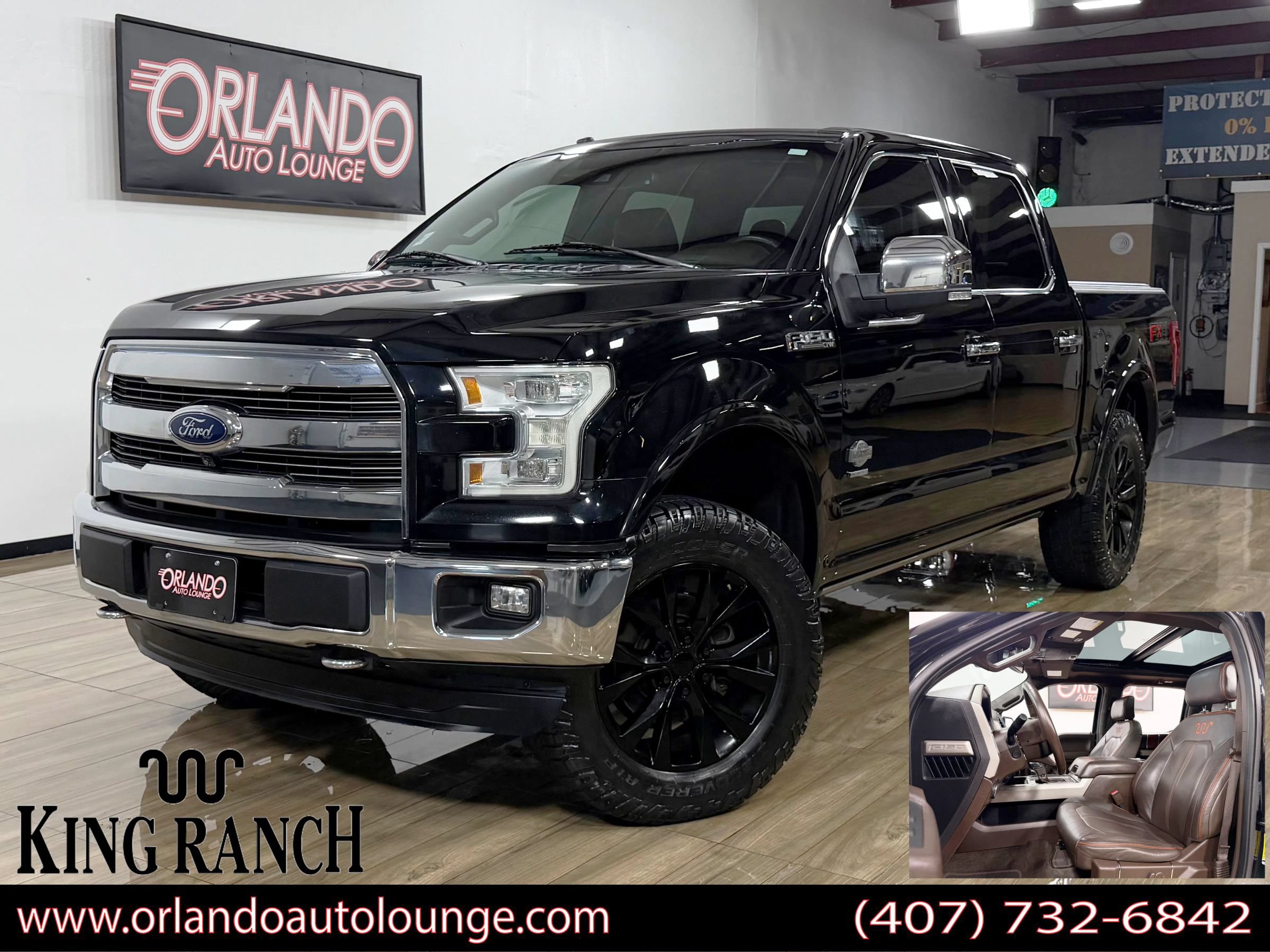 Used 2016 Ford F150 King Ranch w/ Equipment Group 601A Luxury AWD/4WD image 1