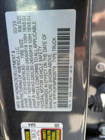 Used 2023 Honda Ridgeline RTL image 22