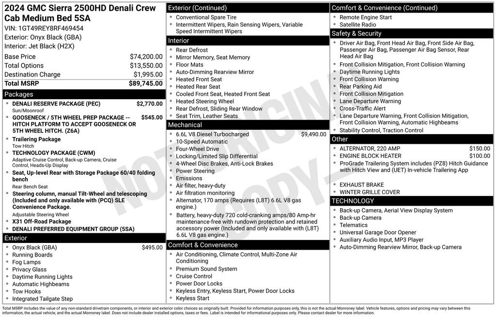 Used 2024 GMC Sierra 2500 Denali w/ Denali Reserve Package image 3