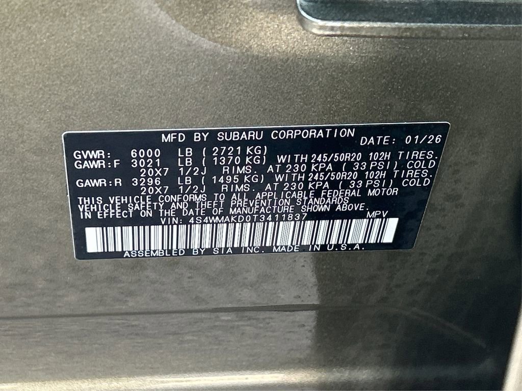 New 2026 Subaru Ascent Touring image 18