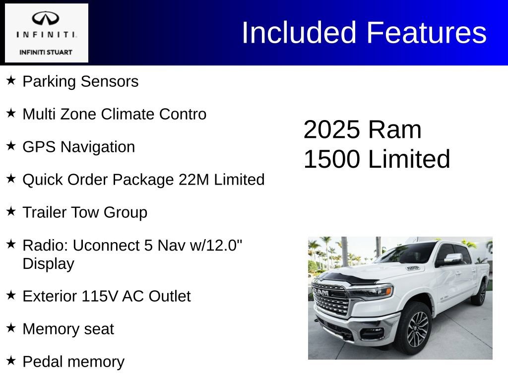 Used 2025 RAM 1500 Limited AWD/4WD image 3