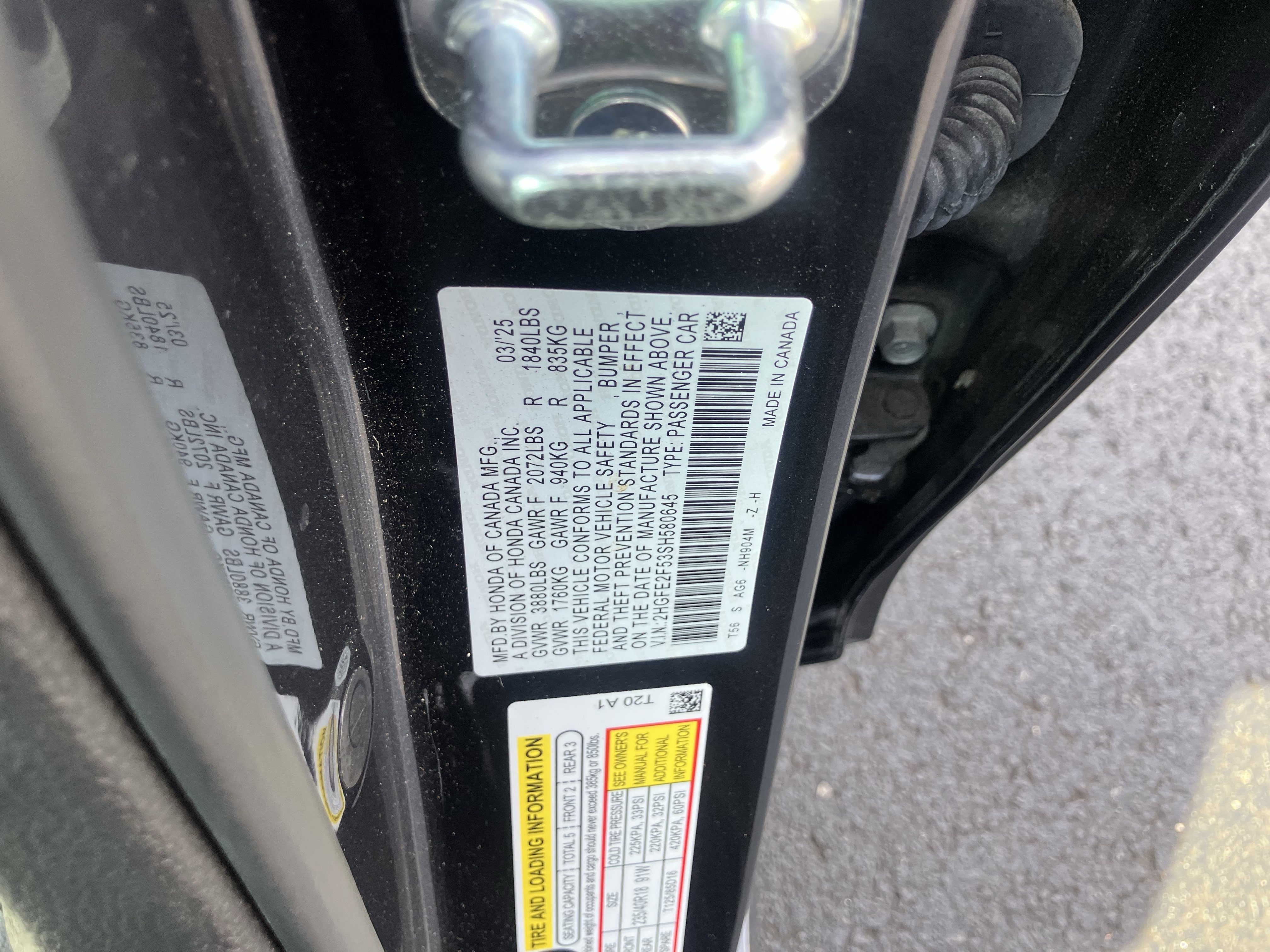 Used 2025 Honda Civic Sport image 30
