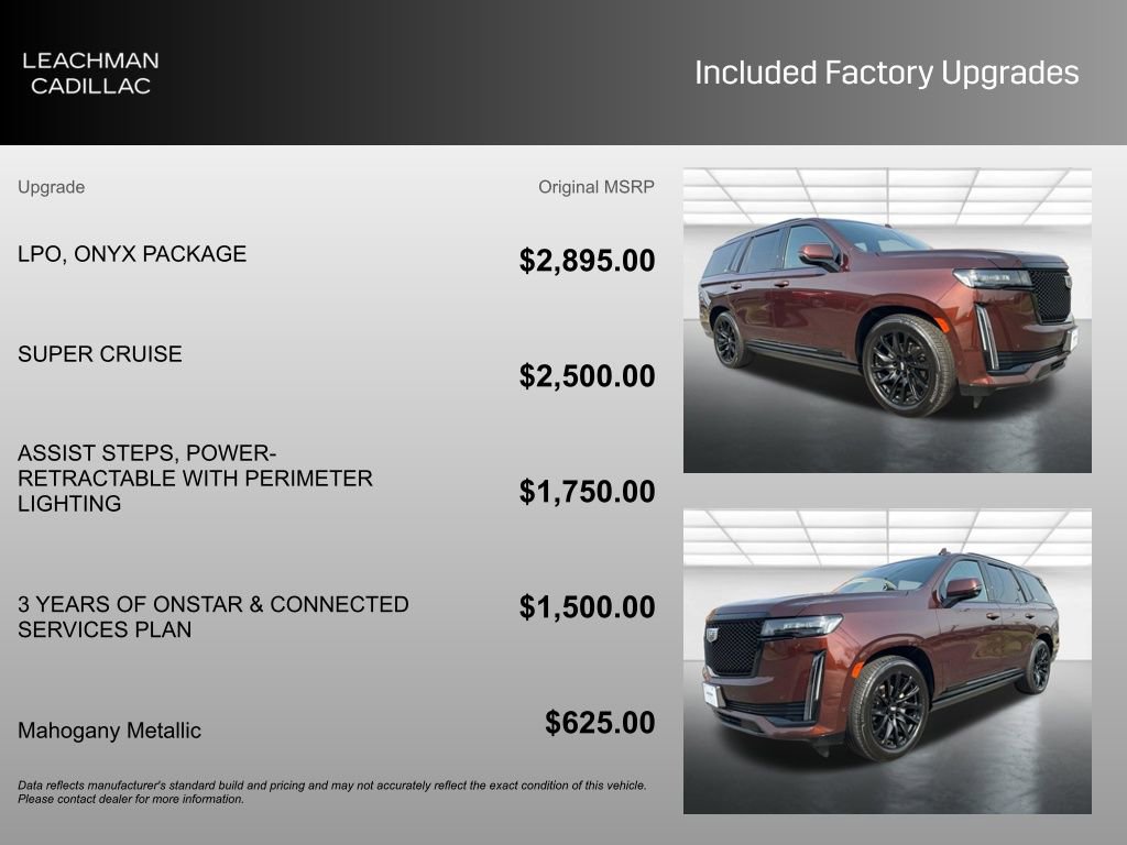 Certified 2023 Cadillac Escalade Sport Platinum w/ LPO, ONYX Package image 11