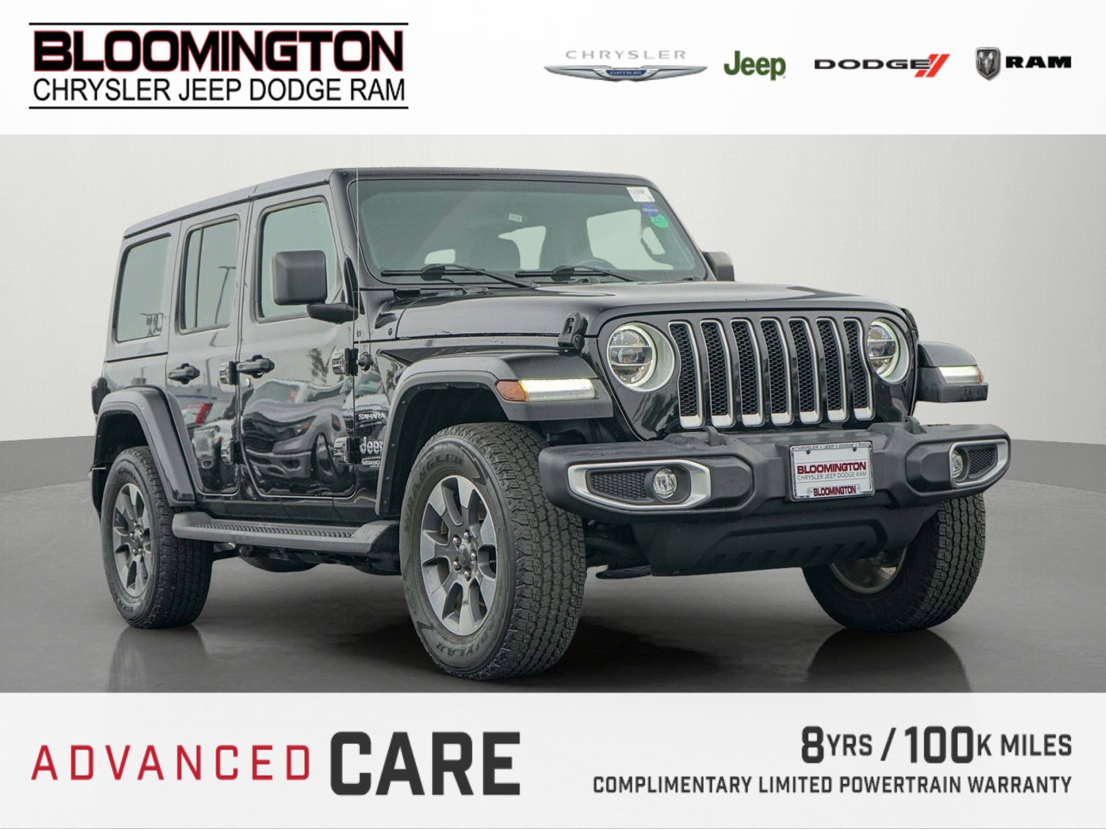 Used 2021 Jeep Wrangler Unlimited Sahara w/ LED Lighting Group