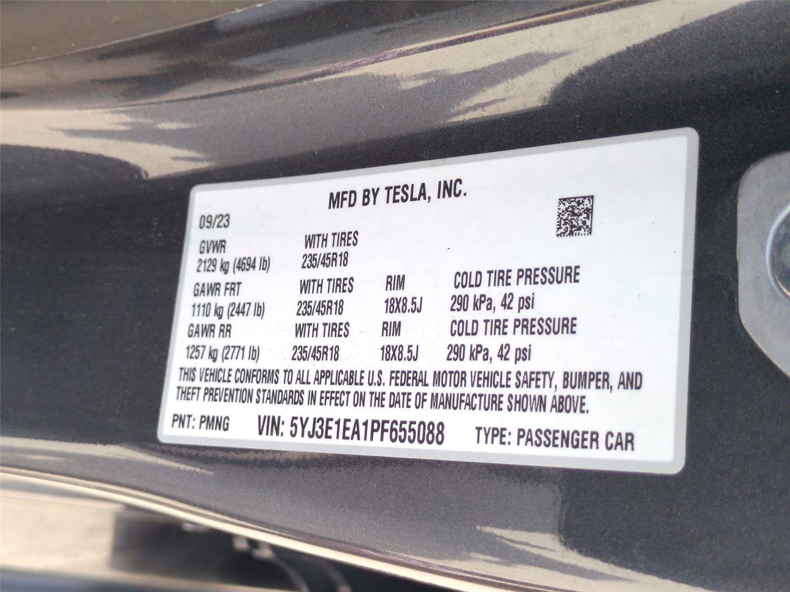 Used 2023 Tesla Model 3 Standard Range RWD image 34