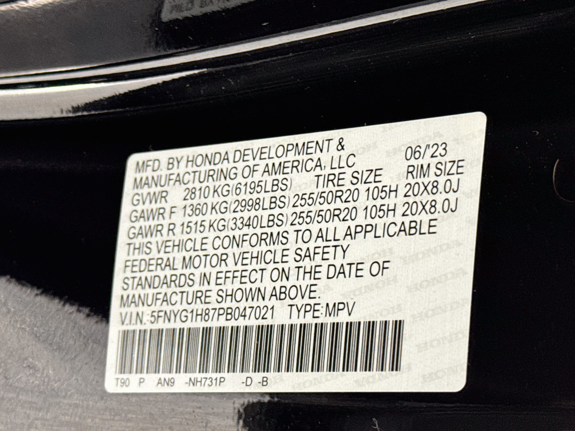 Certified 2023 Honda Pilot Elite image 35