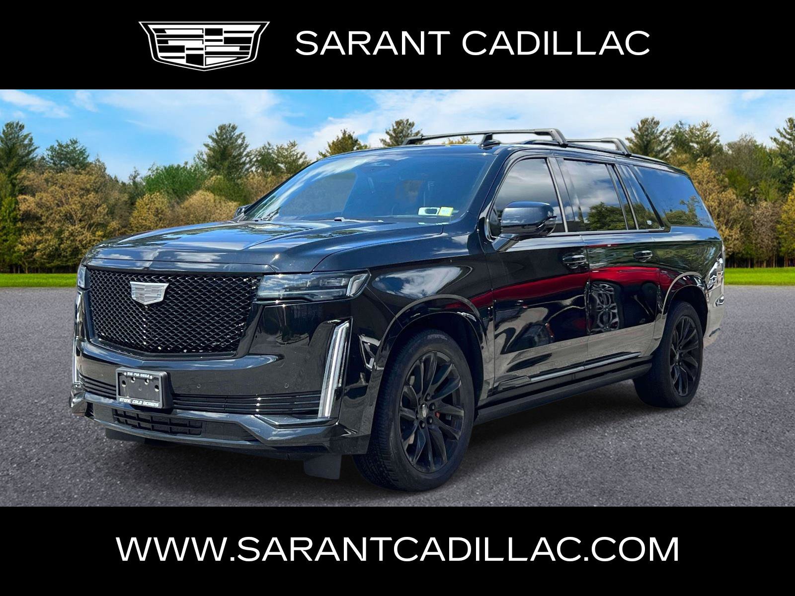 Used 2021 Cadillac Escalade ESV Sport Platinum w/ LPO, ONYX Package AWD/4WD video 1
