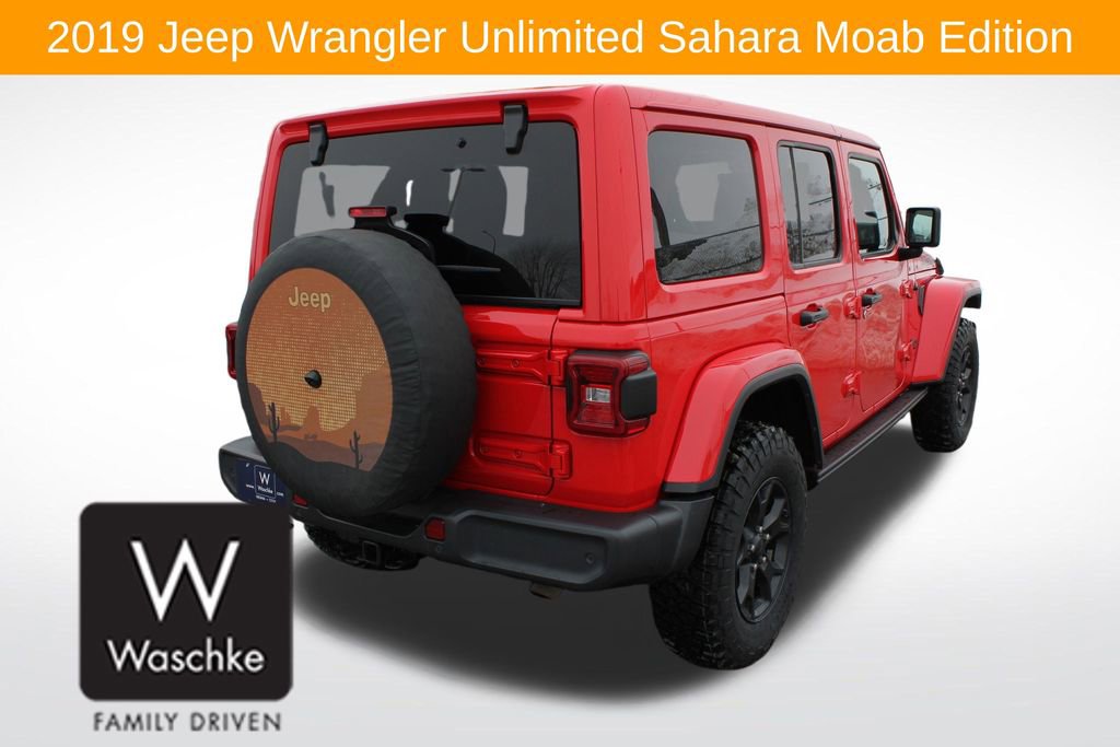 Used 2019 Jeep Wrangler Unlimited Sahara w/ Quick Order Package 24M Moab image 8