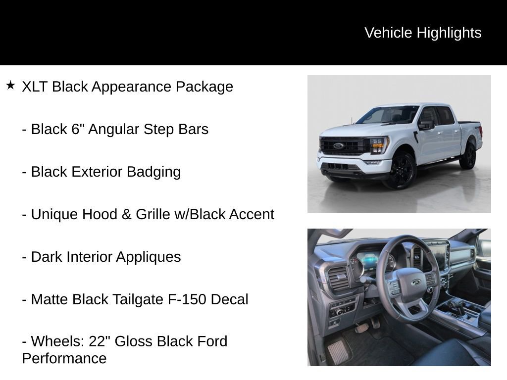 Used 2023 Ford F150 XLT w/ Equipment Group 302A High AWD/4WD image 6