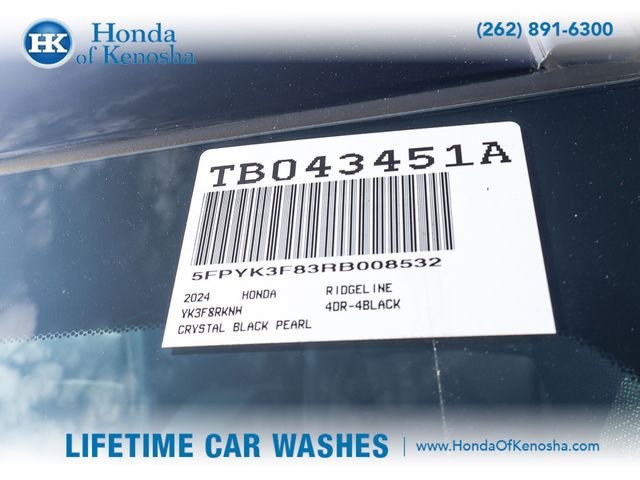Certified 2024 Honda Ridgeline Black Edition image 26