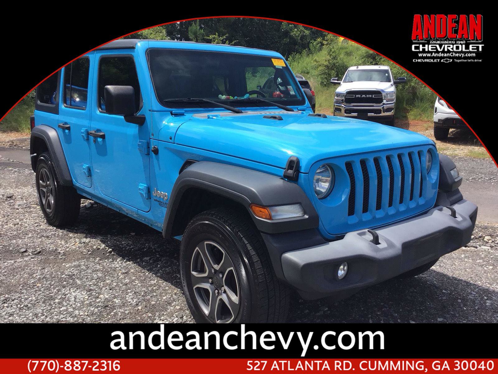 Used 2021 Jeep Wrangler Unlimited Sport AWD/4WD image 1