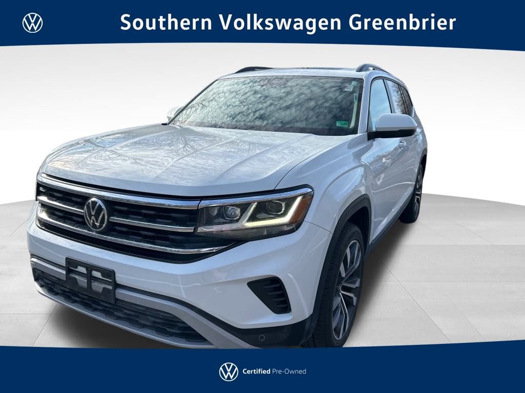 Used 2022 Volkswagen Atlas SE w/ Panoramic Sunroof Package