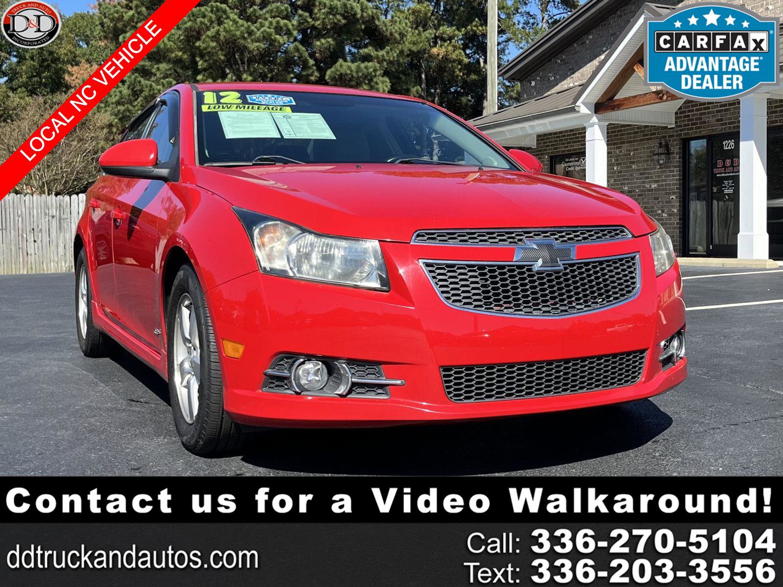 Used 2012 Chevrolet Cruze LT w/ RS Package