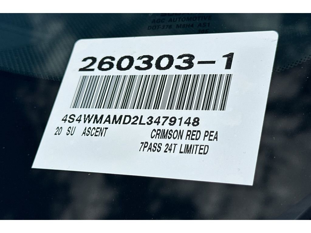 Used 2020 Subaru Ascent Limited w/ Popular Package #2A image 57