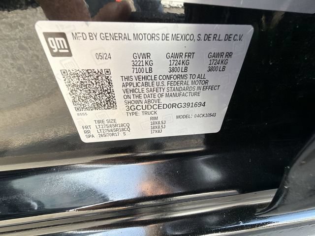 Certified 2024 Chevrolet Silverado 1500 Custom Trail Boss AWD/4WD image 34