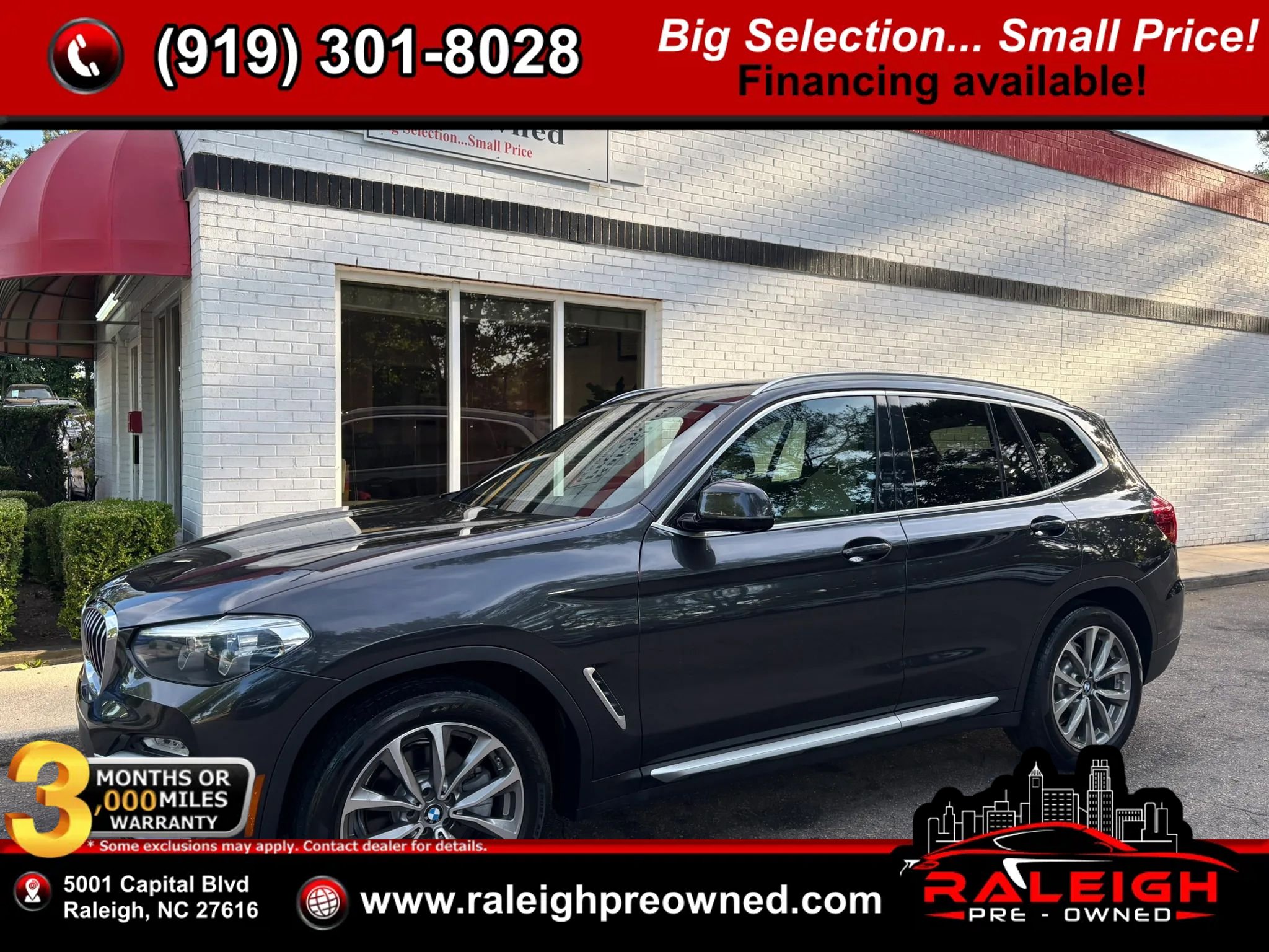 Used 2019 BMW X3 xDrive30i w/ Driving Assistance Package
