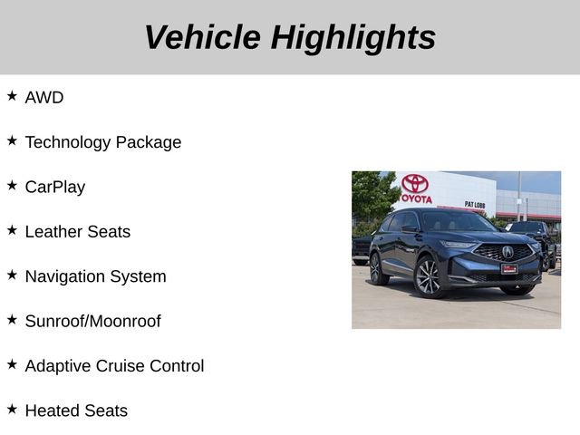 Used 2025 Acura MDX w/ Technology Package image 5