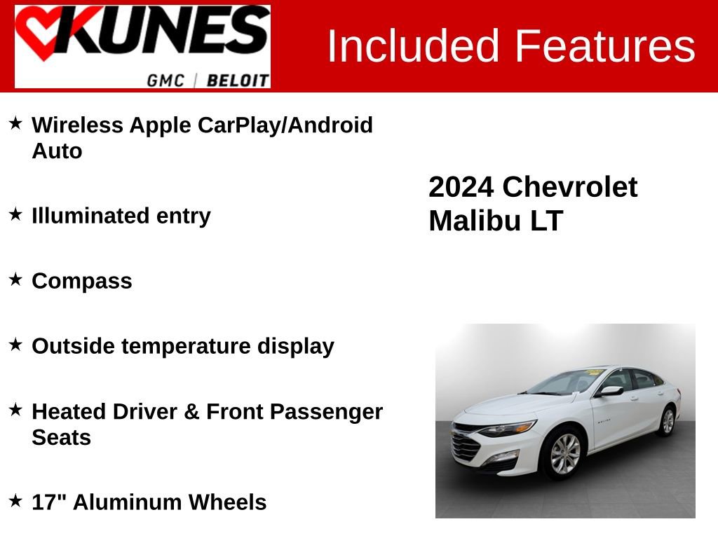 Used 2024 Chevrolet Malibu LT image 3