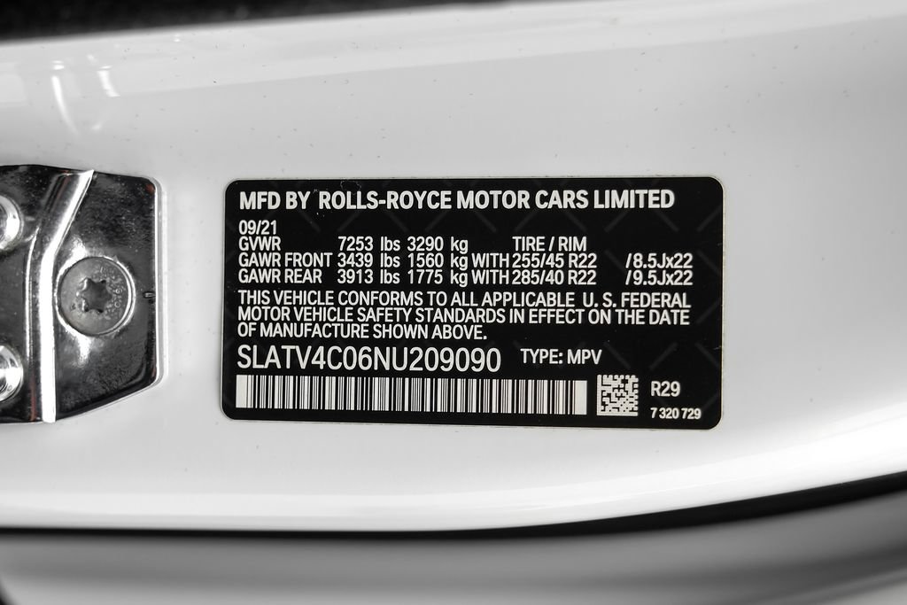 Used 2022 Rolls-Royce Cullinan AWD/4WD image 82