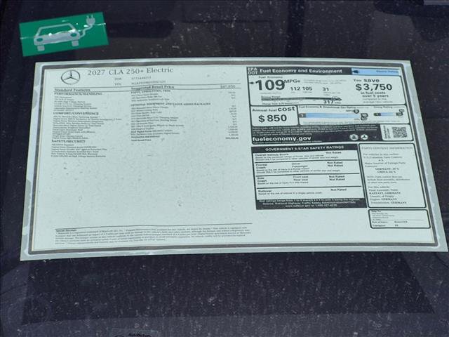 New 2027 Mercedes-Benz CLA 250+ image 16
