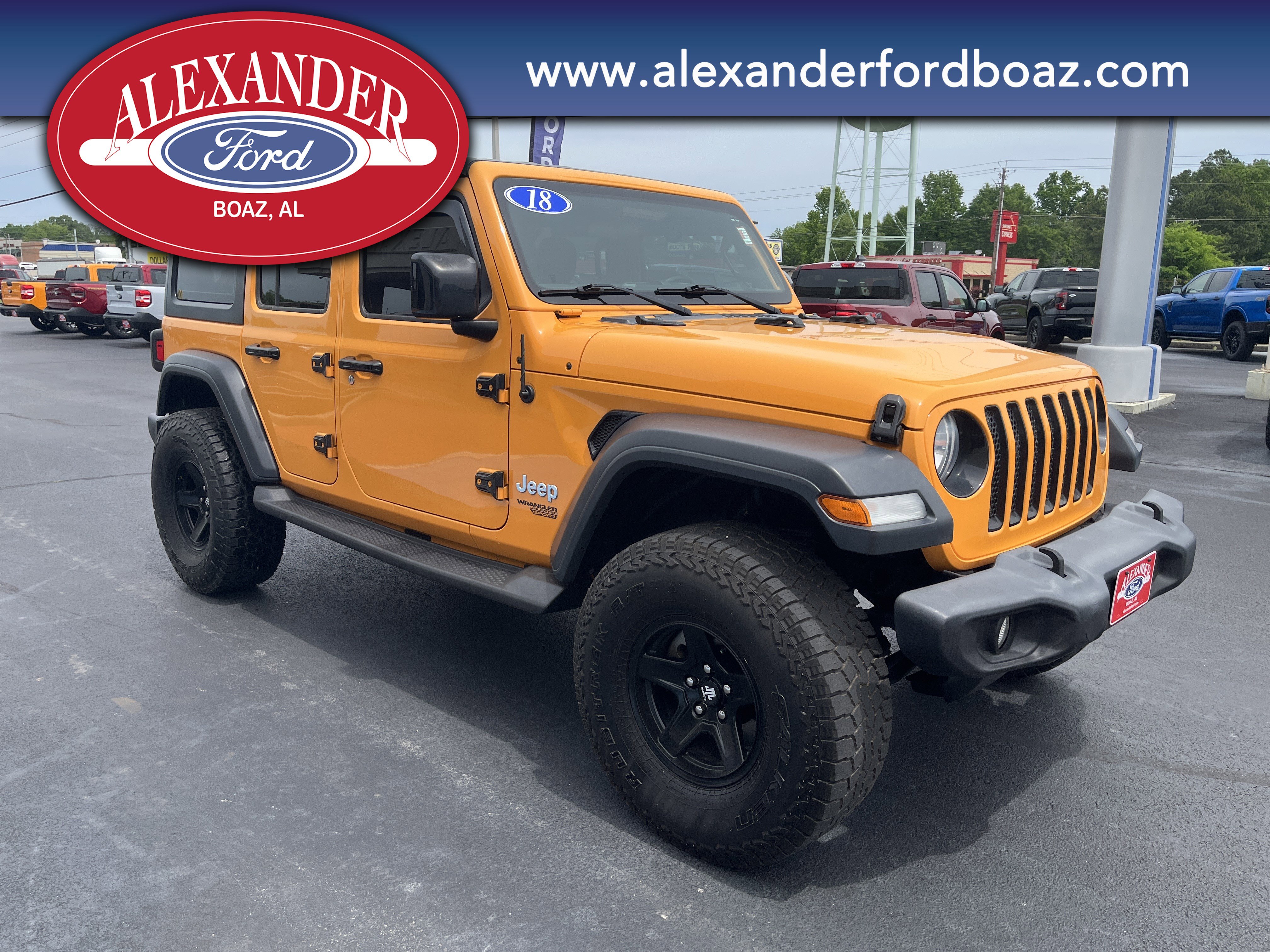 Used 2018 Jeep Wrangler Unlimited Sport AWD/4WD image 3