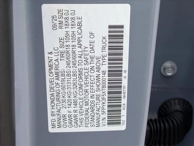 New 2026 Honda Ridgeline RTL image 19