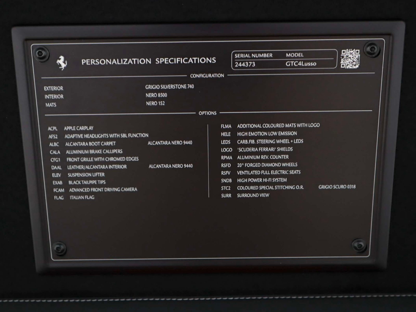 Certified 2019 Ferrari GTC4Lusso AWD/4WD image 12