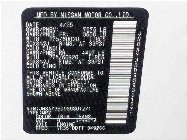 New 2025 Nissan Armada SL image 16