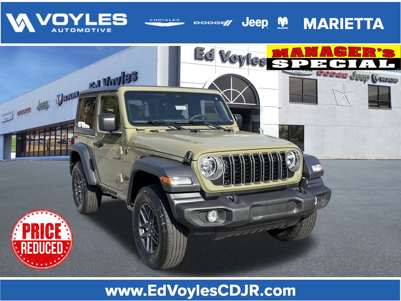 New 2026 Jeep Wrangler Sport S