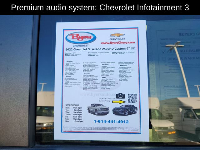 Used 2022 Chevrolet Silverado 2500 Custom w/ Custom Value Package image 13