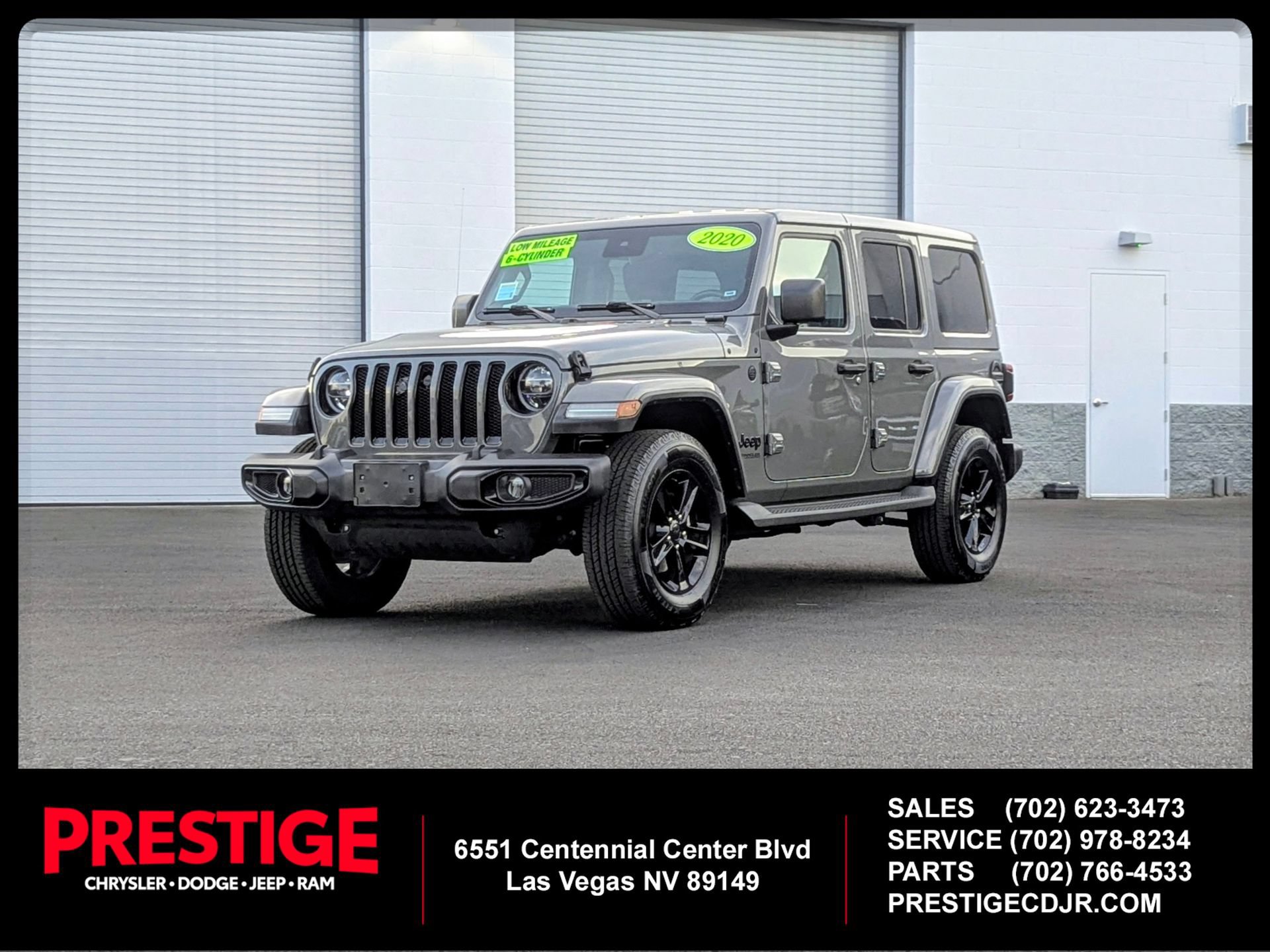 Used 2020 Jeep Wrangler Unlimited Sahara AWD/4WD image 1