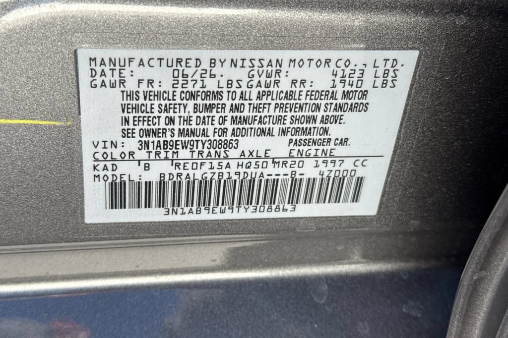 New 2026 Nissan Sentra SL w/ Floor Mat Package FWD image 21