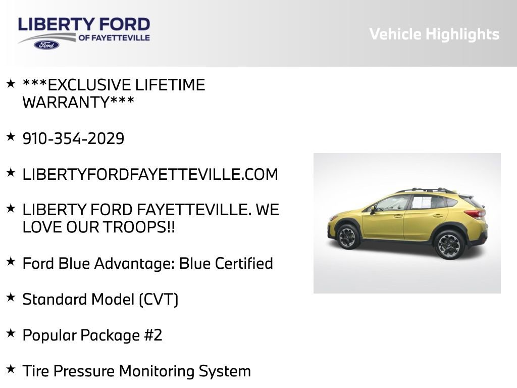 Used 2021 Subaru Crosstrek 2.0i Premium w/ Popular Package #2 AWD/4WD image 5