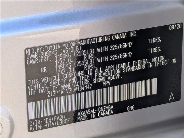 Used 2020 Toyota RAV4 XLE w/ All Weather Liner Package image 24