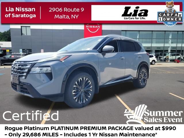 Certified 2024 Nissan Rogue Platinum w/ Platinum Premium Package