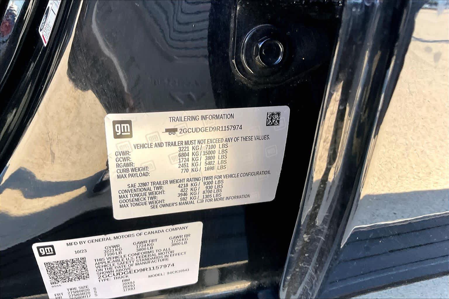 Used 2024 Chevrolet Silverado 1500 LTZ w/ LPO, Dark Essentials Package AWD/4WD image 36
