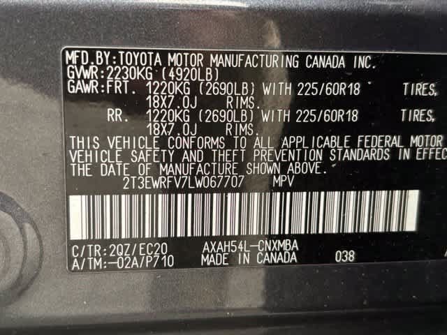 Used 2020 Toyota RAV4 XSE AWD/4WD image 10