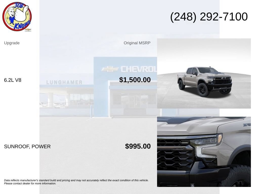 New 2026 Chevrolet Silverado 1500 ZR2 w/ Dark Appearance Package AWD/4WD image 5