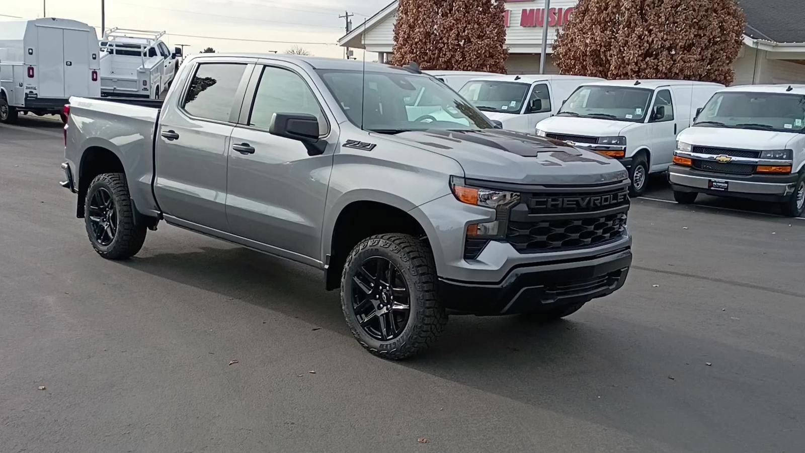 New 2026 Chevrolet Silverado 1500 Custom Trail Boss w/ Dark Appearance Package image 3