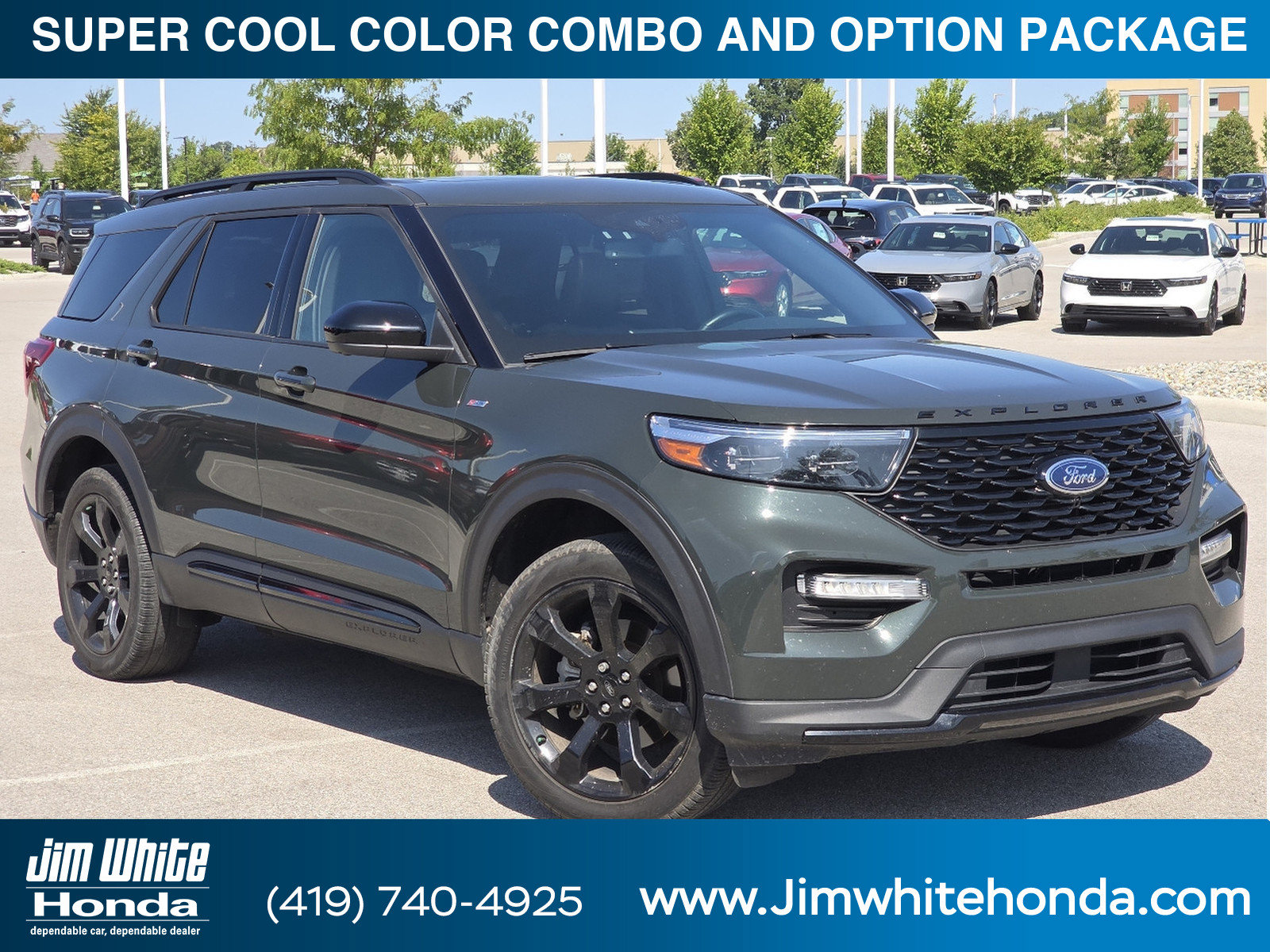 Used 2023 Ford Explorer ST-Line w/ Class IV Trailer Tow Package AWD/4WD image 1